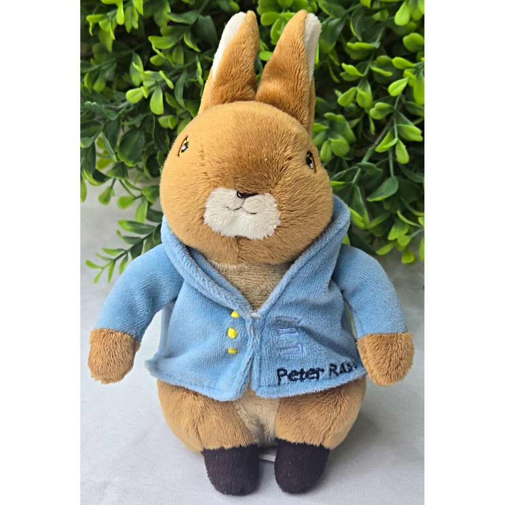 Peter Rabbit Plush Beatrix Potter 2010 Kids Preferred 8" Stuffed Animal Toy Blue